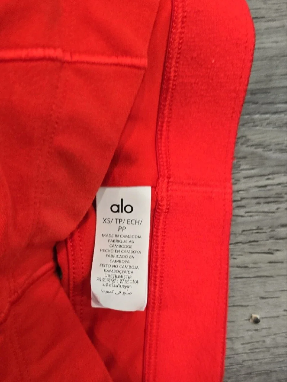 ALO Alosoft Sincere Bra - Bright Red